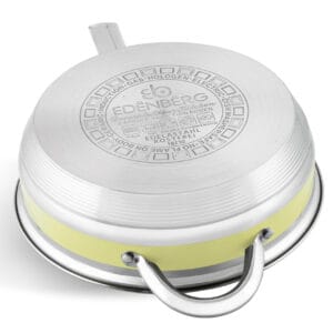 Garnek ze stali nierdzewnej 24 cm z pokrywką, część zestawu Edenberg EB-9981