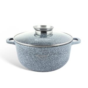 Garnek 4.5 litra z ceramiczno-granitową powłoką, część zestawu Edenberg, widok z boku