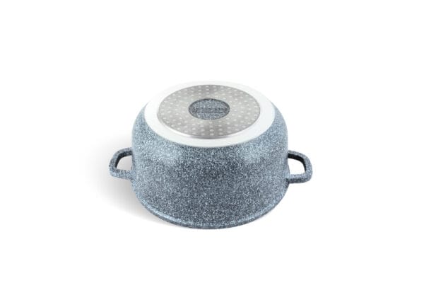 Garnek 6.8 litra z ceramiczno-granitową powłoką i szklaną pokrywką, część zestawu Edenberg
