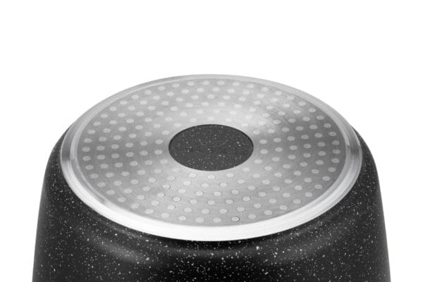 Spód garnka aluminiowego 10l z marmurkową powłoką i antypoślizgowym dnem, średnica 28 cm