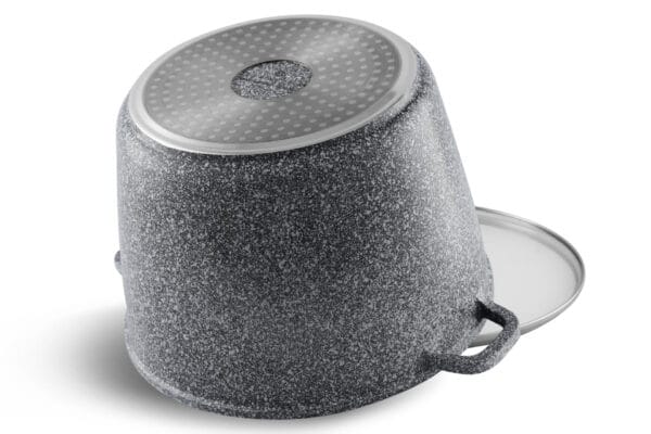 Garnek z powłoką ceramiczno-granitową 6.2l, szklana pokrywka, część zestawu Edenberg