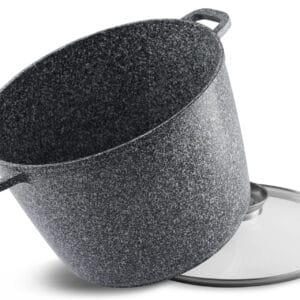 Garnek 6.2l z ceramiczno-granitową powłoką i szklaną pokrywką, część zestawu Edenberg