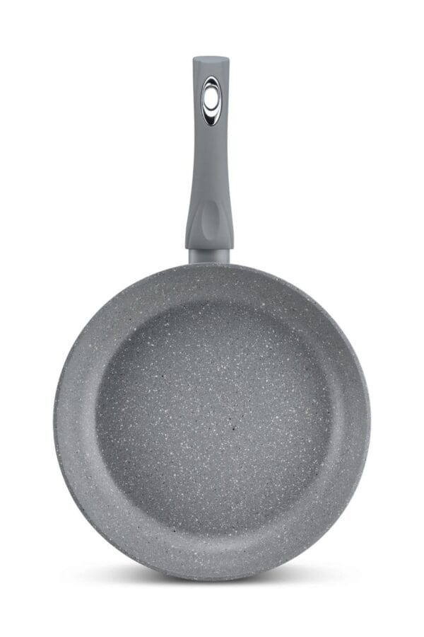 Szara patelnia ceramiczna 24 cm z nieprzywierającą powłoką, część zestawu garnków i patelni 6.66l