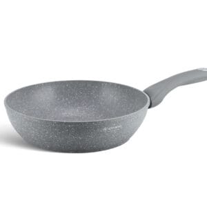 Szara patelnia ceramiczna 24 cm z nieprzywierającą powłoką, część zestawu garnków i patelni 6.66l