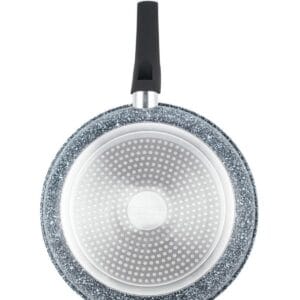 Czarna patelnia ceramiczna do smażenia 16 cm z nieprzywierającą powłoką granitową