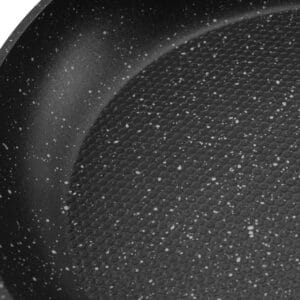 Patelnia ceramiczna z pokrywką 24 cm, nieprzywierająca powłoka, łatwa do czyszczenia