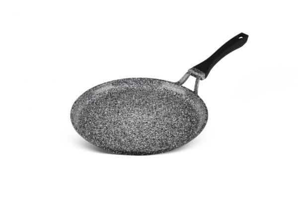 Czarna patelnia do naleśników 28 cm z ceramiczno-granitową powłoką nieprzywierającą