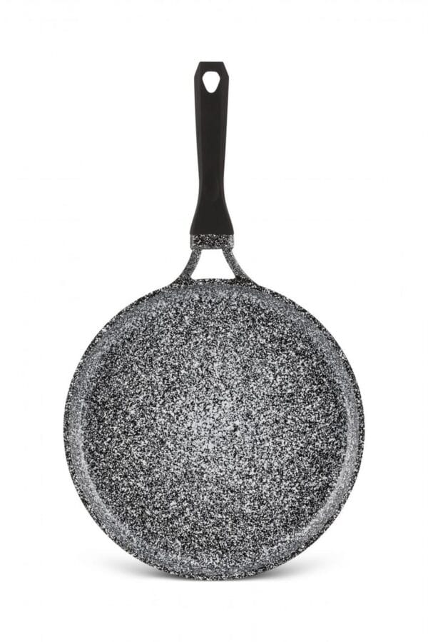 Czarna patelnia do naleśników 28 cm z ceramiczno-granitową powłoką nieprzywierającą