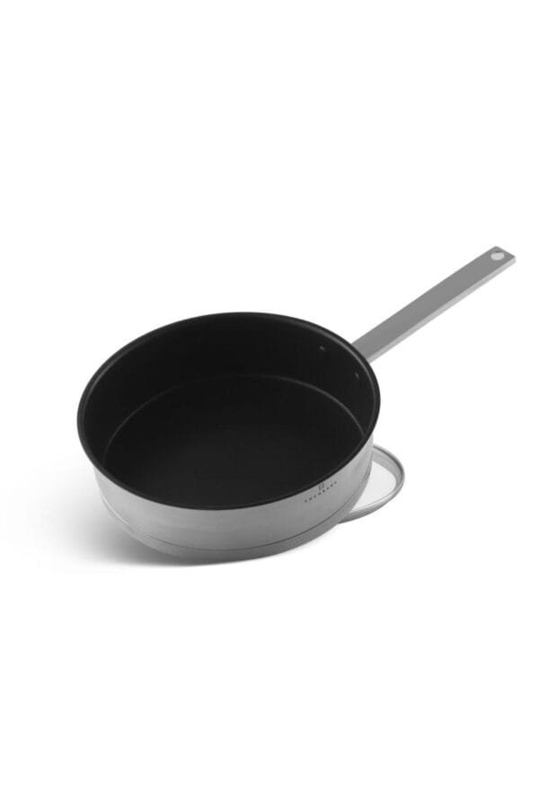 Patelnia ze stali nierdzewnej 24 cm z powłoką teflonową, część zestawu Edenberg EB-2401