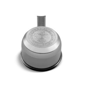 Mały rondel ze stali nierdzewnej 0.6l z szklaną pokrywką, średnica 12 cm