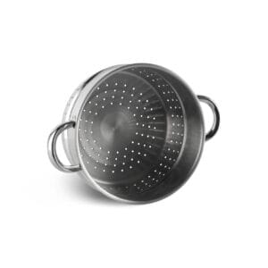 Sitko stalowe z uchwytami do sokownika parowego na indukcję 5l
