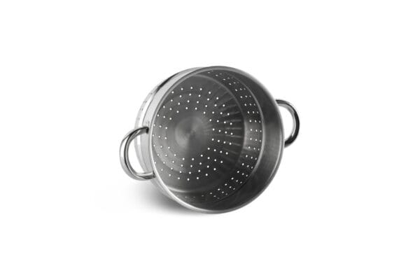 Sitko stalowe z uchwytami do sokownika parowego na indukcję 5l
