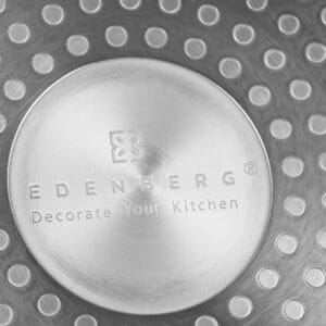 Spód patelni ceramicznej Edenberg 28 cm z zestawu, matowe wykończenie, logo marki